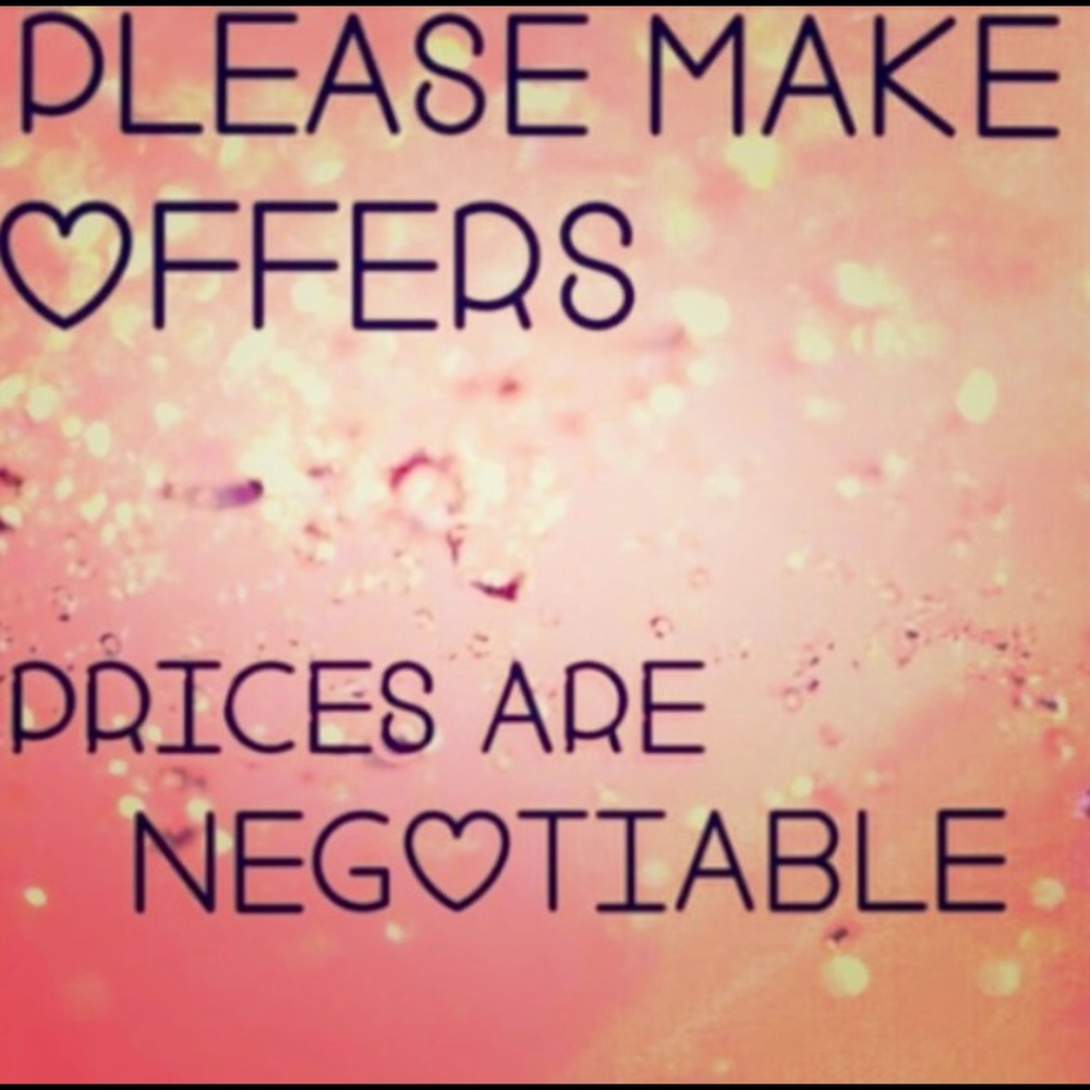 Please make offer. All items are negotiable :)